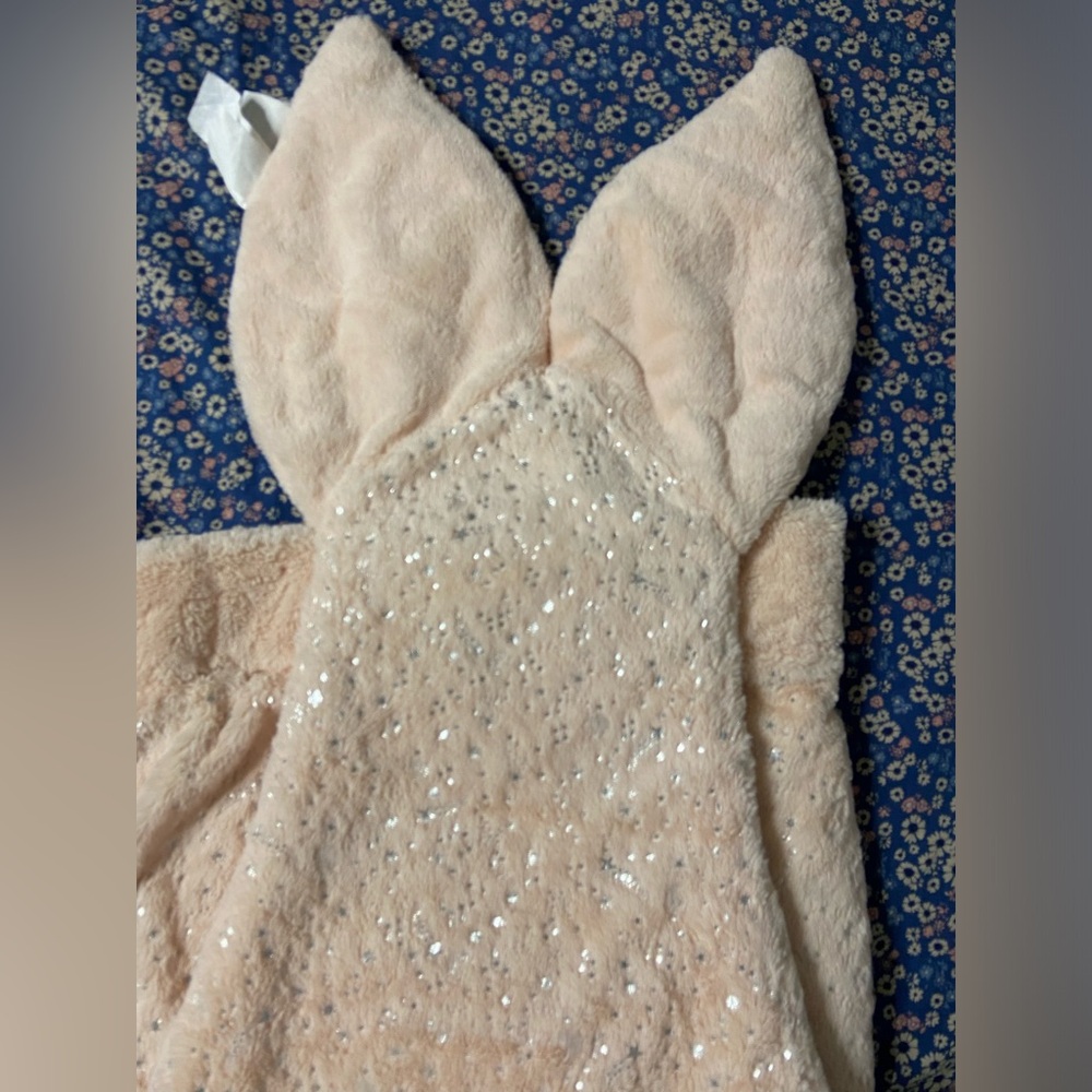 AUTHENTIC KIDS Star Glitter Fuzzy Mermaid Blanket
